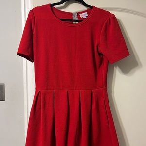 Red Dress with Pockets!!